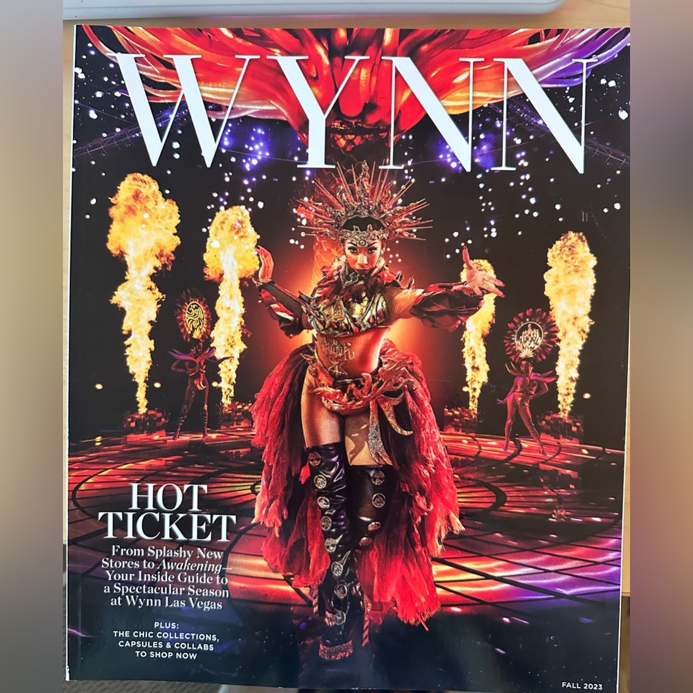 NEW Wynn Las Vegas Casino Resort Fall 2023 Tabletop Magazine